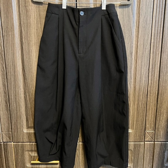 OAK+FORT Navy Loose Fit Trousers - Picture 3 of 6